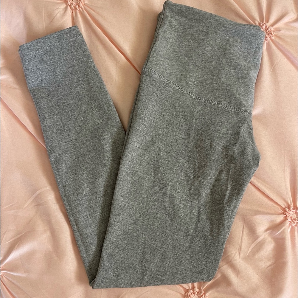 One step up low rise grey leggings
